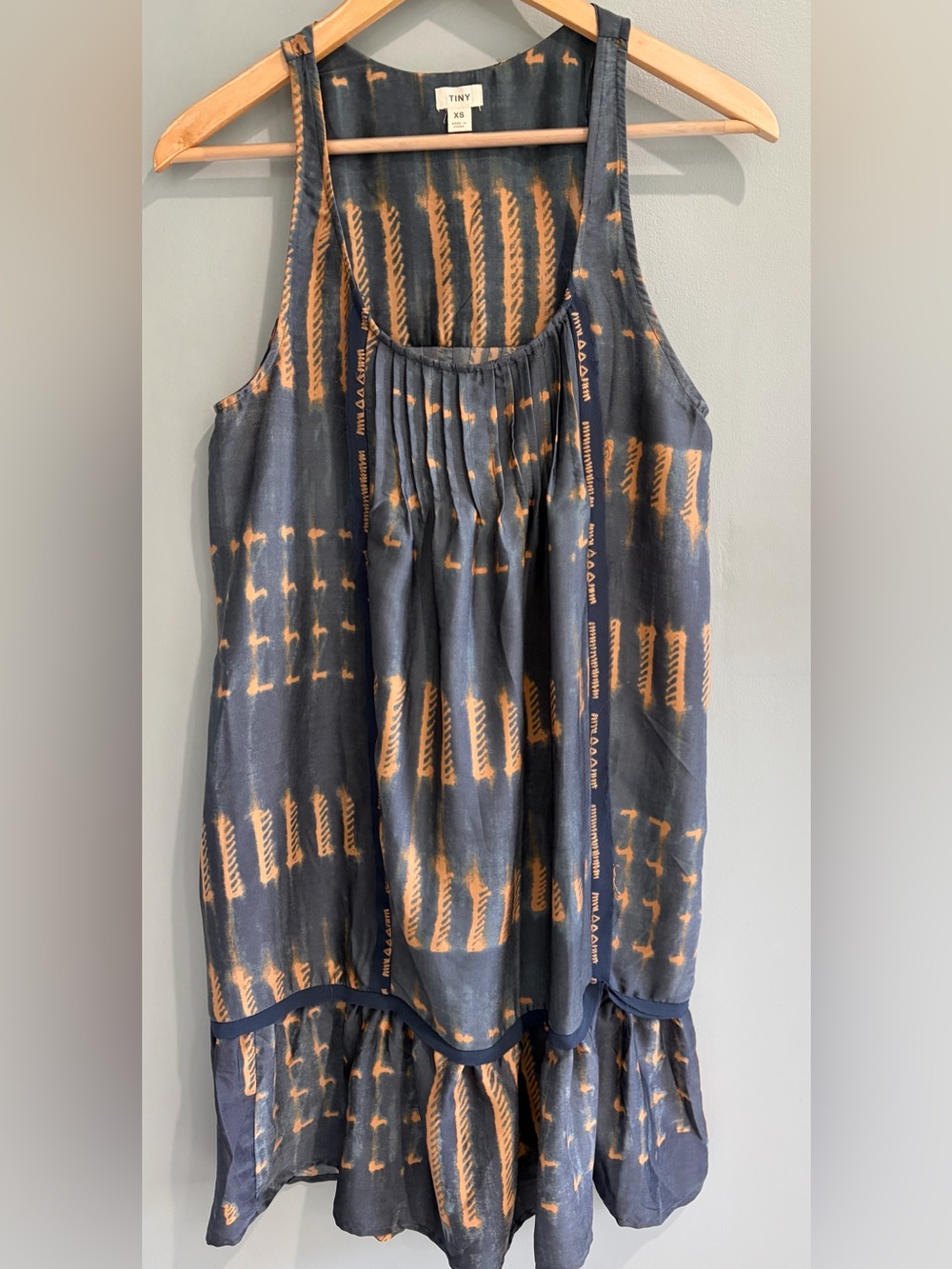 Anthropologie Tiny Ruffle Mini Dress